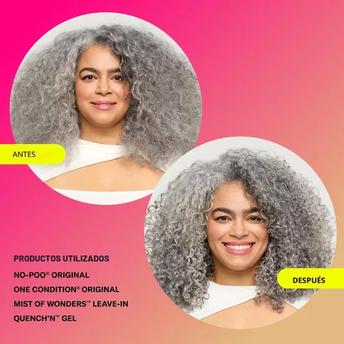 Vista 3 de DevaCurl Quench'n Define Gel Strong Hold Non-Crunch Styler Lasts up to 7 Days Locks & Moisturizes Curls Enhances Shine