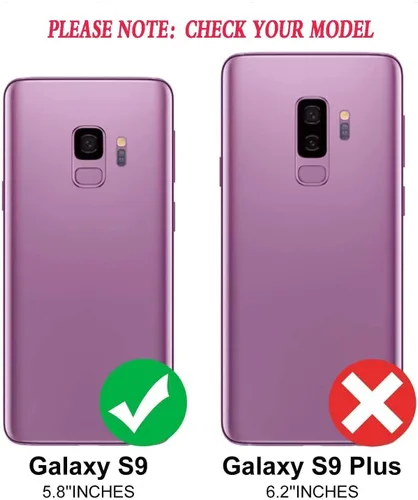 Vista 2 de Funda para Galaxy S9, Samsung Galaxy S9 con protector de pantalla de TPU flexible autorreparable [2 unidades], 3 en 1 de cuerpo completo a prueba