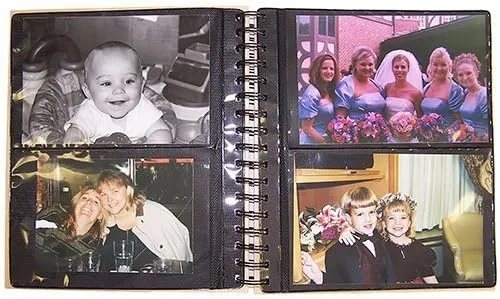 Vista 2 de GiftsForYouNow Birthday Memories - Álbum de fotos, personalizado, con capacidad para 72 fotos de 4 x 6 pulgadas