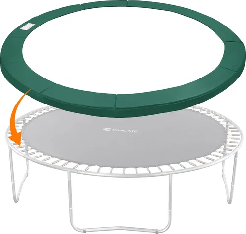 Vista 9 de ExacMe Almohadilla de repuesto para trampolín de 16, 15, 14, 13, 12, 10, 8 pies, cubierta de resorte de seguridad impermeable, almohadilla de marco