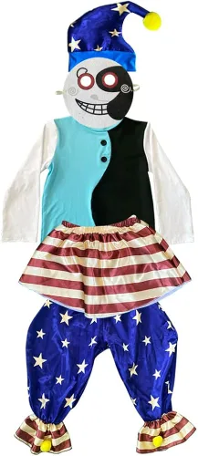 Vista 2 de Sundrop Moondrop FNAF - Disfraz de payaso para Halloween cosplay para fanáticos