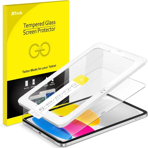 Vista 8 de JETech Protector de pantalla One Touch Install para iPad de 10.2 pulgadas (9ª/8ª/7ª generación, 2021/2020/2019), película de vidrio templado con kit