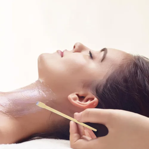 Vista 7 de 1000 varillas de madera de cera, aplicadores de cera para eliminación de cabello, cuerpo, cejas y nariz
