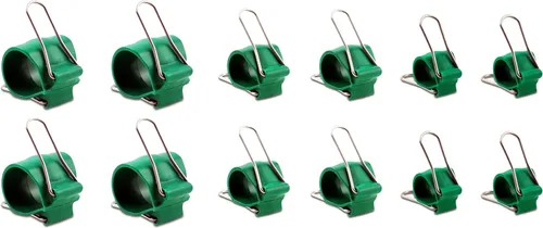 Vista 2 de Clips reutilizables para jardín y cables – Soportes de abrazadera para interiores y exteriores para plantas, cables, cables, tiras de luces