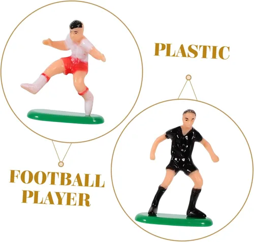 Vista 6 de DOITOOL Kit de decoración de fútbol de 8 piezas, decoración de pastel de fútbol, decoración de pastel de fútbol, decoración de pastel de fútbol
