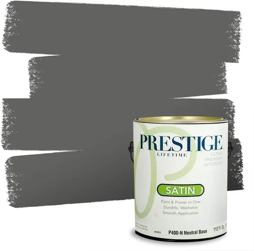 Vista 84 de PRESTIGE Paints - Pintura interior e imprimación en uno, 1 galón, cáscara de huevo, pimienta envejecida