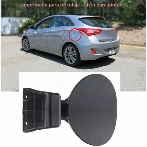 Vista 2 de 69510-3X000 Cubierta de tapa de gas para panel de puerta de combustible para Hyundai Elantra 2011-2016