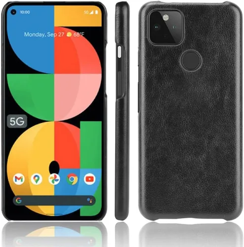 Vista 2 de Funda de teléfono para Google Pixel 5a 5G, [piel sintética] + [plástico duro] para Google Pixel 5a 5G, antideslizante, a prueba de golpes