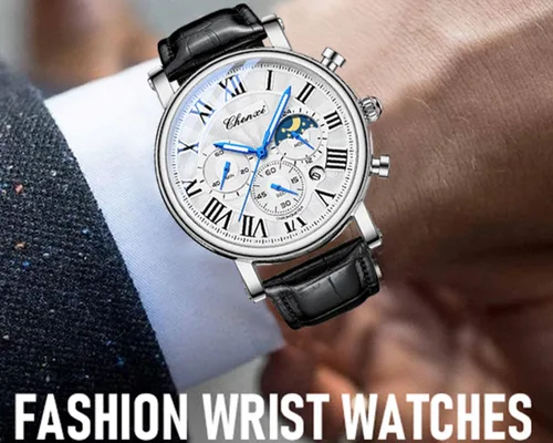 Vista 5 de FANMIS Reloj analógico deportivo militar multifuncional clásico para hombre, vestido de negocios, impermeable, cronógrafo luminoso, cielo