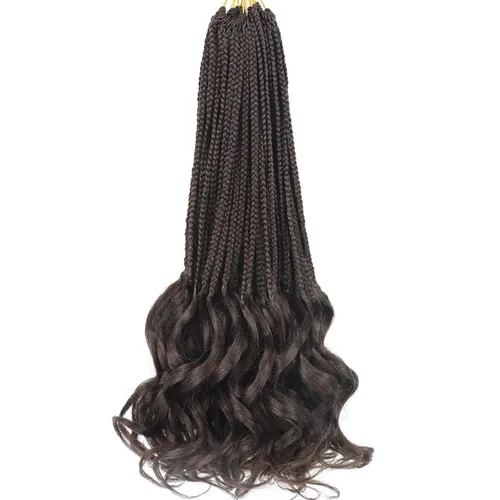 Vista 45 de Cabello para Trenzas Rizo Francés Color 1 Trenzas de Ganchillo Rizo Francés 10 Pulgadas Trenzas de Caja Cabello de Ganchillo para Mujeres y Niños