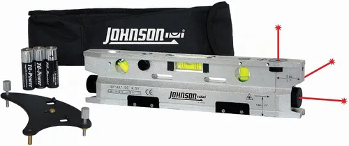 Vista 5 de Johnson Level & Tool 40-6184 - Nivel láser de torpedo magnético, color plateado y negro, 1 nivel láser