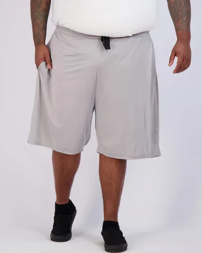 Vista 4 de Real Essentials - Big & Tall - Pantalones cortos deportivos para hombre, con tecnología Dry-Fit y Mesh Active, paquete de 3 unidades (Tallas 3X-5X)
