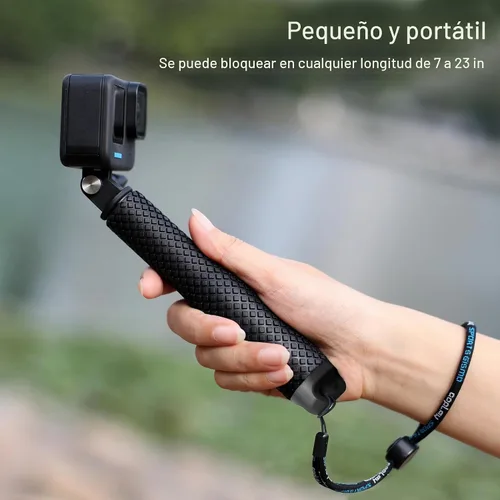 Vista 4 de GEPULY Agarre de mano bajo el agua para GoPro/DJI/Insta360/AKASO Negro