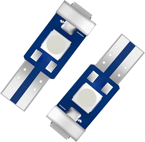 Vista 3 de 20 luces LED T5 para tablero de automóvil, súper azul 74 37 2721 PC74 de repuesto con enchufe de bloqueo giratorio, para puerta interior, cúpula