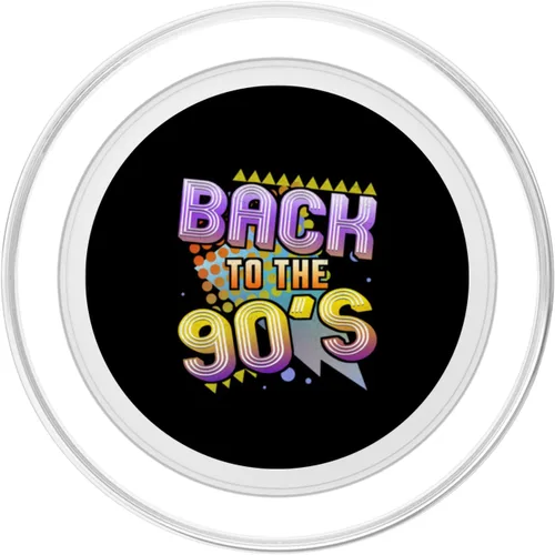 Vista 2 de Back To The 90s Nostalgia Retro 1990 Party Costume Men Women PopSockets MagSafe PopGrip for iPhone