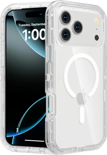 Vista 26 de Follaroma Funda para iPhone 11, Compatible con MagSafe, Fundas de Teléfono de Protección Resistente a Prueba de Golpes de Servicio Pesado