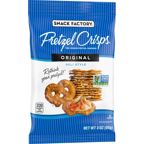 Vista 8 de Snack Factory Pretzel Crisps - Sabor original