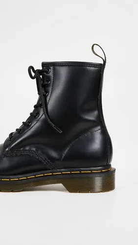 Vista 6 de Botas de cuero con cordones para mujer de Dr. Martens