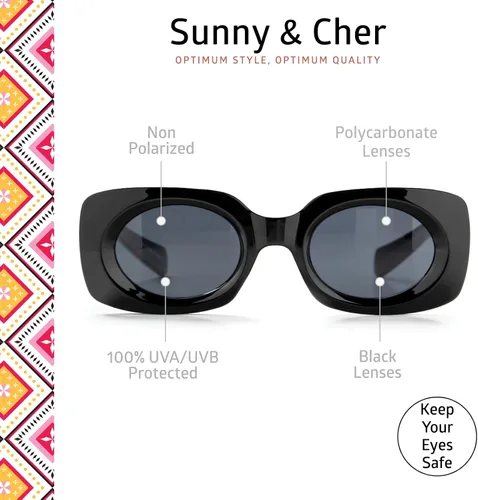 Vista 37 de OPTIMUM OPTICAL Gafas de sol protectoras UV atemporales para hombres y mujeres