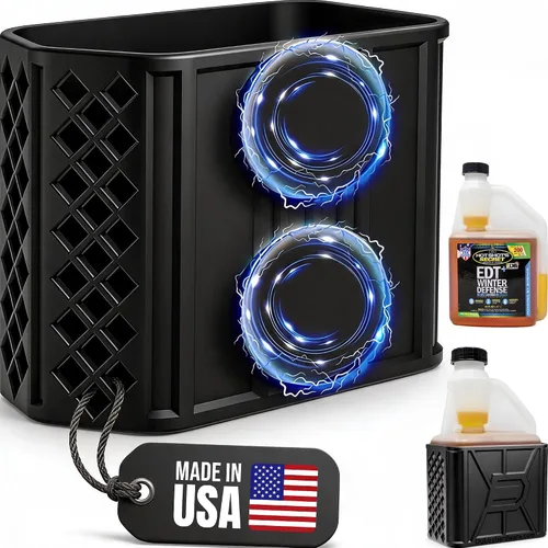 Vista 13 de Soporte magnético para aditivos diésel, compatible con aditivo diésel Hot Shots, botella de doble cuello de 16 onzas, imanes resistentes, fabricado