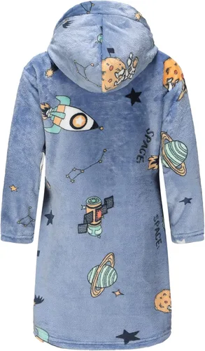 Vista 83 de E.W Apparel Bata de baño de forro polar con capucha para niños, bata suave y mullida para niños pequeños