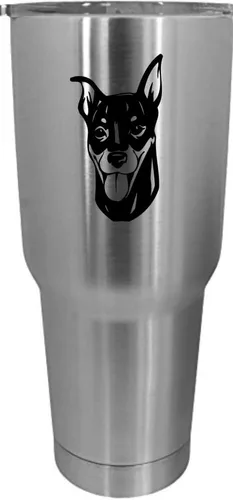 Vista 105 de Cairn Terrier - Vaso grabado con temática de perro, 30 onzas