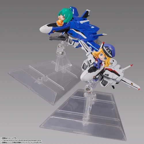 Vista 10 de TAMASHII NATIONS - Macross Frontier - VF-25F Messiah Valkyrie (Uso Alto) con Sheryl, Bandai Spirits Tiny Session Figura de acción