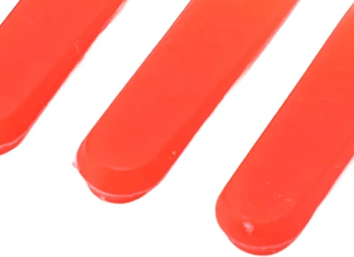 Vista 9 de Sistema de nivelación de azulejos de 1000 Uds. Cuñas de 0.2 pulgadas PE rojo desgaste Azulejos nivelador espaciadores instalación de nivelador