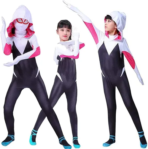 Vista 3 de YAVKELMY Disfraces para niños, disfraces de Halloween, disfraces de cosplay para niñas, trajes de vacaciones para niños