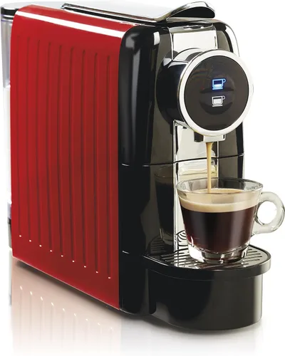 Vista 9 de Hamilton Beach Máquina de café expreso, compatible con cápsulas Nespresso, cafetera de una sola porción, potente bomba italiana de 19 bares, Negro