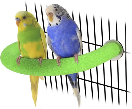 Vista 13 de Rypet Percha para Loros de Superficie Rugosa - Perchas de Arena de Cuarzo para Jaula de Pájaros para Pequeños Periquitos, Cacatúas, Conures