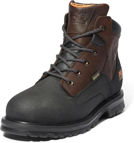 Vista 5 de Timberland PRO mens Powerwelt 6" Steel Safety Toe Waterproof Industrial Work Boot Rancher Brown V1