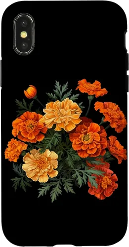 Vista 5 de Funda para iPhone 17 con diseño de flores de caléndula del mes de nacimiento