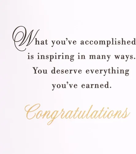 Vista 3 de Hallmark - Tarjeta de felicitación, ¡Lo hiciste!
