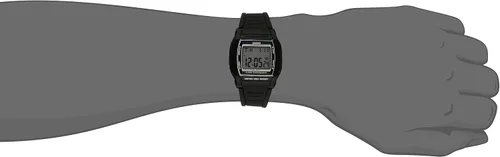 Vista 2 de Casio Reloj cronógrafo resistente al agua W201-1AV para hombre, Negro -, W-201-1AV