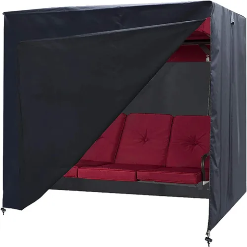 Vista 7 de Ourdoor Swing Cove, Cubierta para Hamaca de 2 Asientos Triples, Cubierta para Columpio de Jardín, Cubierta para Silla Planeadora de Hamaca