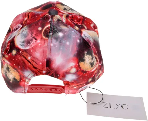 Vista 3 de ZLYC Gorra de béisbol con estampado floral para mujer, diseño hawaiano, ajustable, para papá