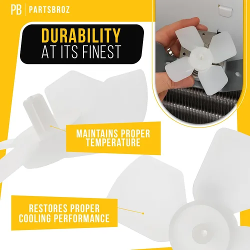 Vista 4 de PartsBroz 5308000010 - Ventilador de evaporador compatible con frigoríficos y congeladores Electrolux