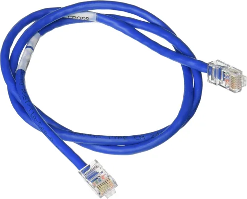 Vista 118 de C2G 24494 Cable cruzado Cat5e - Cable de conexión de red sin blindaje sin arranque, naranja (3 pies, 3.0 ft)