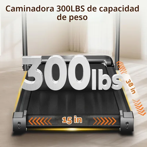 Vista 8 de Aiteid Treadmill with 12% Incline, 3.0HP Low Noise Treadmills for Home, Portable Electric Treadmill with Handles, Walking Pad, Compact Running