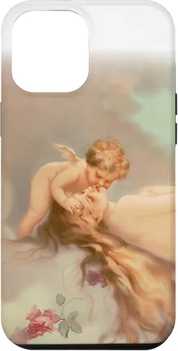 Vista 6 de iPhone 14. Querubines vintage jóvenes que cuidan de una bonita funda de ángel durmiente