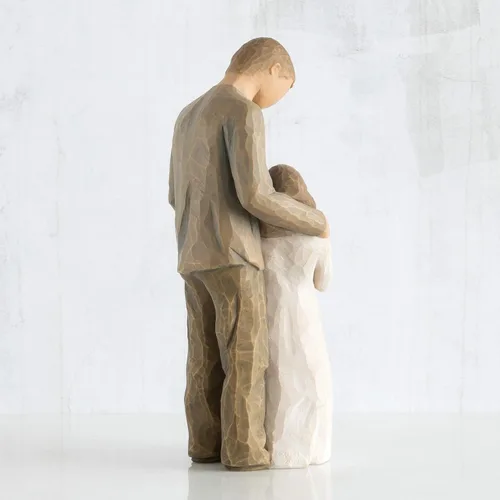 Vista 4 de Willow Tree Mis niñas, mirándote, veo maravilla, alegría, fuerza, celebra las relaciones amorosas entre padres e hijos, abuelos y nietos, figura