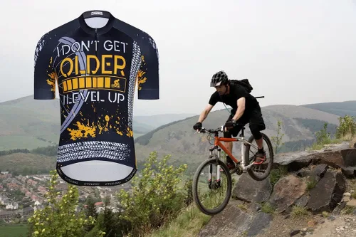 Vista 5 de Ciclismo Jersey Hombres, Bicicleta de Montaña Camisa Ciclismo Tops Ropa de carretera Ropa Bicicletas Ciclismo Outfit XXS-6XL