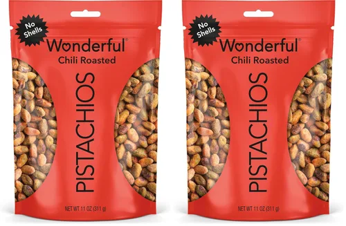 Vista 17 de Maravillosos Pistachos Sin Cáscara, Nueces Asadas al Chile, Bolsa resellable de 22 onzas, Aperitivos con Proteína, Sin gluten, Snack Saludable