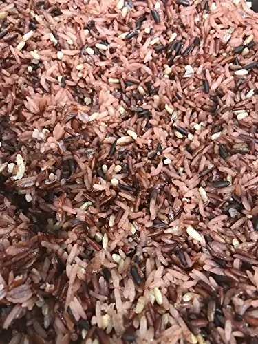 Vista 3 de Thyme & Seasons Mezcla de arroz morado - Negro, Cargo, jazmín y arroz dulce - 5 libras.