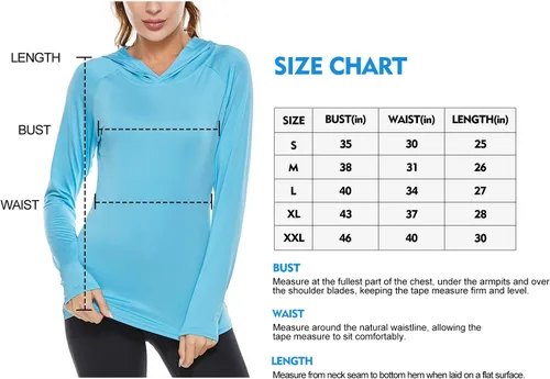 Vista 7 de Camiseta de manga larga con protección solar UPF 50+ para mujer
