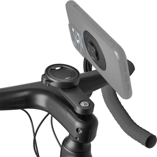 Vista 12 de Soporte de teléfono para manillar de bicicleta con hebilla de 4 puntos, abrazadera universal para scooter, bicicleta eléctrica, MTB Adaptador