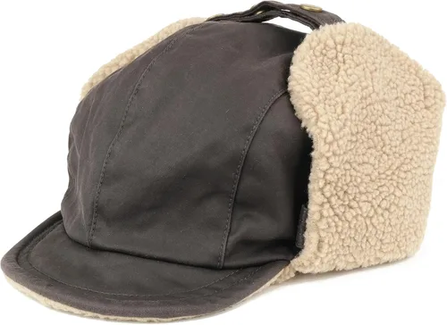 Vista 3 de Gorra de piloto de aviador con forro de sherpa resistente