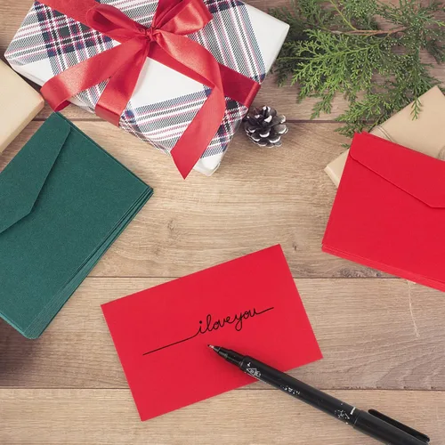 Vista 6 de 120 sobres para tarjetas de regalo de 4.13 x 2.75 pulgadas, tamaño de tarjeta de crédito, sobres pequeños autoadhesivos para tarjetas de visita