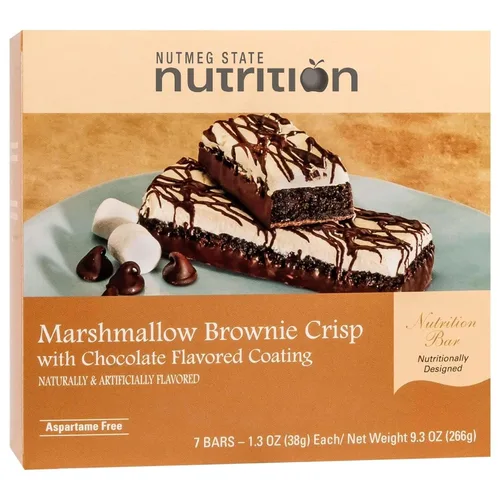 Vista 13 de Nutmeg State Nutrition Barras altas en proteínas, 7 porciones por caja (1 caja (7 porciones), chocolate negro S'mores)
